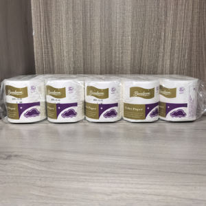 Tisu Toilet Gulung 2 Lapis dari Pulp Kayu Virgin, Organik, Ramah Lingkungan, Bersertifikat, OEM, Kustom, Murah - Product Image 4