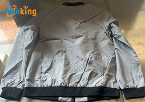 Nouveaux hommes lettre brodé Baseball manteaux haute qualité hommes Varsity veste décontracté col montant solide Bomber vestes - Product Image 3