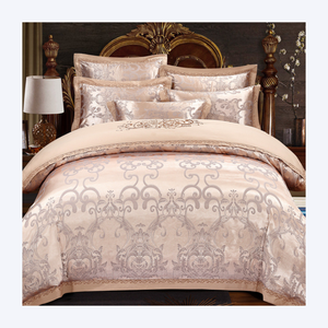 <span class=keywords><strong>Set</strong></span> di Biancheria da Letto di Lusso in Jacquard di Policotone con Copripiumino <span class=keywords><strong>e</strong></span> Lenzuola, Sensazione Pelle, per Matrimoni, Vendita Calda - Product Image 3