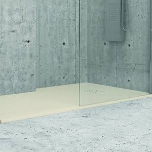 Kamalu 80x140 Couleur Crème Receveur de Douche Carré Moderne Pierre Artificielle Effet Pierre pour Hôtel Maison pour Rénovations de Salle de Bains - Product Image 4