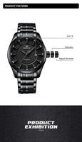 Jam Tangan Pria NAVIFORCE 8032 Quartz Desain Sederhana Tahan Air Mewah Kustom Pabrik Baja Tahan Karat Montre Homme