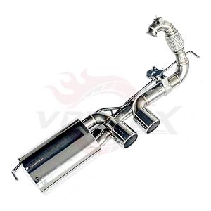 Vortex Valved <b>Exhaust</b> System Dual Tips Smart W453 Fortwo Forfour 1.0 0.9T 2016-2025 Mirror Polished 1.5mm Thick Bolt-On - Product Image 3