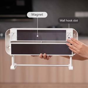 Organisateur de <span class=keywords><strong>film</strong></span> de cuisine soigné Distributeur mural 3 en 1 avec coupe-papier pour <span class=keywords><strong>film</strong></span> plastique <span class=keywords><strong>et</strong></span> serviette - Product Image 5