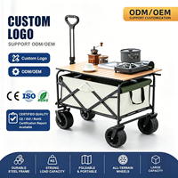 Chariot de camping pliable à prix d'usine, capacité 150 kg, pour commandes en gros aux magasins de détail d'extérieur