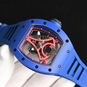 Reloj de pulsera mecánico inspirado en la tecnología con diseño de marco único, reloj de hombre de estilo de metal de moda - Product Image 3
