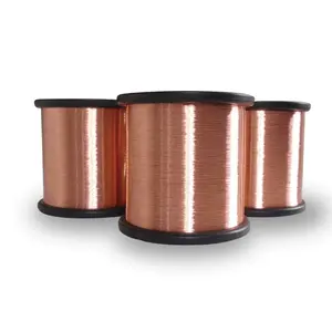 Alambre de bobinado de aluminio y magnesio revestido de cobre de alta calidad para cable, líneas de datos