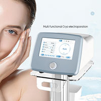 Novedad: Máquina de Electroporación Facial Fría y Caliente para Lifting Facial, Restauración de la Salud de la Piel, Cultivo de Belleza y Reducción de Líneas Finas