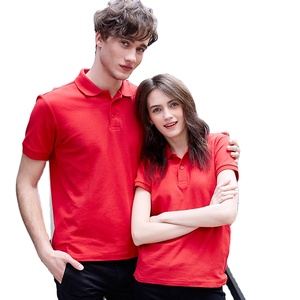 Venta al por mayor 220 GSM 100% algodón Unisex hombres mujeres Multicolor sólido OEM Logo personalizado liso camiseta Polo <span class=keywords><strong>camisetas</strong></span> camiseta - Product Image 2