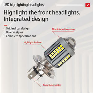 Nuevos Faros Antiniebla LED TCYATO 9-80V BA20D P15D con Luz Alta y Baja en Amarillo y Blanco para Motocicleta - Product Image 5