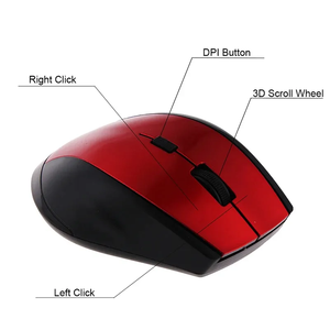 Ratón inalámbrico recargable <span class=keywords><strong>para</strong></span> juegos de 2,4 GHz <span class=keywords><strong>para</strong></span> múltiples dispositivos, clics silenciosos, 4 DPI ajustables <span class=keywords><strong>para</strong></span> manos de tamaño <span class=keywords><strong>pequeño</strong></span> compatibles - Product Image 2