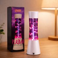 Lampu Botol Plasma Ungu Bertenaga USB, Lampu Interaktif Aktif dengan Sentuhan, Dekorasi Pesta Unik, Lampu Botol Plasma