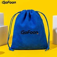 Sac à cordon écologique de marque en gros pour chaussures, sac cadeau de mariage, sacs à bijoux et cosmétiques avec logo imprimé