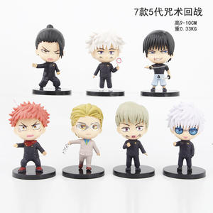 Set de 7 Figuras de PVC de 10 cm de Jujutsu Kaisen: Geto, Gojo, Toji, Yuji, <span class=keywords><strong>Nanami</strong></span>, Coleccionables, Juguetes, Regalo, Manualidades de Plástico - Product Image 6