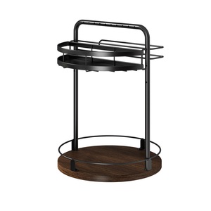 Rotating Towel Rack Kitchen Multifunctional Finishing <b>Turntable</b> Storage Desktop <b>Standing</b> Type Stainless Steel Waterproof Modern - Product Image 3