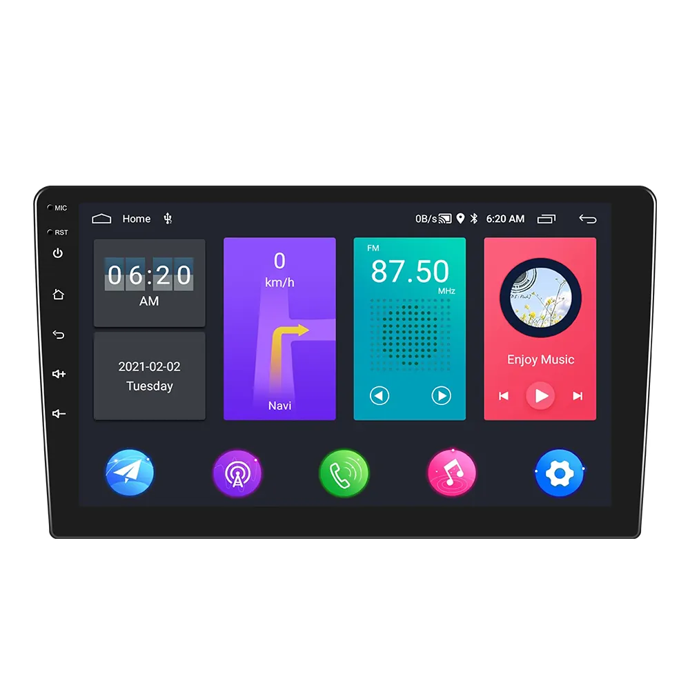 2 Din 9" 2+32 Android 11 Car Stereo Double Din Touch ScreenCar Radio Video Autoradio GPS WIFI BT FM RDS