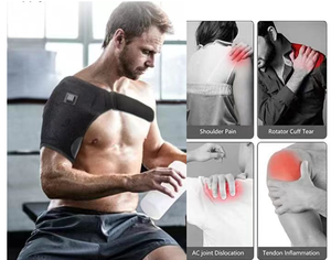 Nuovo prodotto Cordless spalla tutore di riscaldamento per la cuffia dei rotatori strappati per gli uomini e le donne dolore - Product Image 5