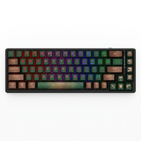 Clavier mécanique ANSI ISO à commutation à chaud avec rétroéclairage RVB, touches PBT Dye-Sub, design personnalisé
