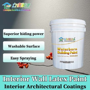 <span class=keywords><strong>Peinture</strong></span> murale intérieure au latex Limeijia écologique, inodore, haute couvrance, anti-alcaline <span class=keywords><strong>pour</strong></span> hôtels et écoles, couleurs riches - Product Image 5