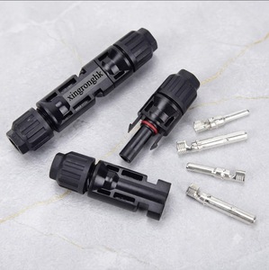 Conector de Panel Solar MC al por Mayor, 1000V TUV, Impermeable IP67, Enchufe PV, Cable CC de 6mm 4mm, Contacto de Cobre Macho/Hembra - Product Image 1