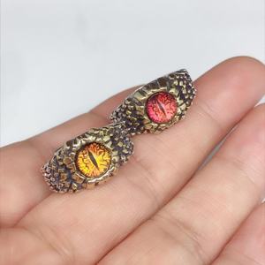 <b>Ring</b> Python Eye Snake Eye Eye <b>Ring</b> Opening <b>Adjustable</b> <b>Ring</b> Retro Handmade Punk - Product Image 3