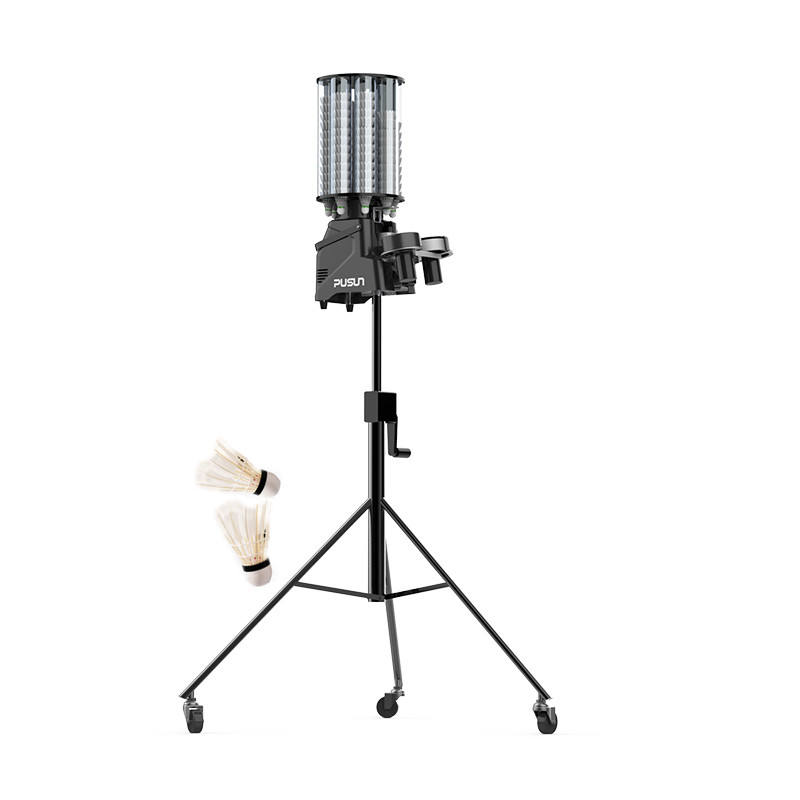 Hot Selling Professional Automatic Badminton Ball Machine 180 Balls with App Remote Drop for Competitions Training Equipment