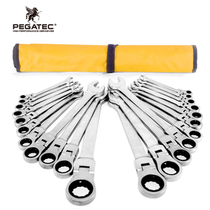Pegatec Tùy Chỉnh Công Nghiệp Inch Đôi Đầu CR-V Kết Hợp Cờ Lê Thiết Lập Metric Mô-men Xoắn Cờ Lê Cờ Lê Tay Công Cụ Ratchet Cờ Lê - Product Image 3