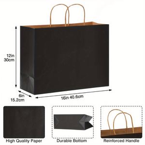Large Kraft Paper <b>Bags</b> with Handles for <b>Party</b> Favors Paper <b>Gift</b> <b>Bags</b> for Birthday Wedding <b>Party</b> <b>Gift</b> Shopping Retail <b>Bags</b> - Product Image 4