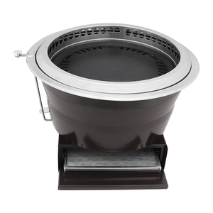 <span class=keywords><strong>Griglia</strong></span> a Carbone per Barbecue Giapponese Pinnovo, <span class=keywords><strong>Fornello</strong></span> da Tavolo per Yakiniku con Uscita Aria Superiore/Inferiore per Ristoranti - Product Image 4