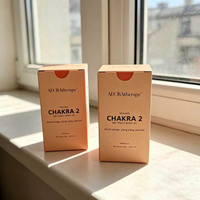 Boîte en papier OEM/ODM personnalisée, orange mat, luxe minimaliste, pour emballage d'huiles aromatiques, soins corporels haut de gamme, blush, crème pour les yeux, paillettes, bronzant