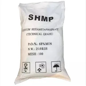 Top Quality SHMP / Sodium Hexametaphosphate with Factory Supply CAS 10124-56-8 Best Price