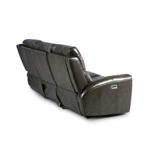 ที่นอนสองชั้นโซฟาสีเทาพร้อมที่ชาร์จ USB, เบาะหนังสไตล์ร่วมสมัย - Product Image 4