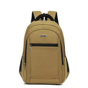 Men's <b>Backpack</b> <b>Large</b> Capacity 36-55L Durable For Leisure Travel Solid Color Khaki - Product Image 5
