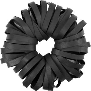Taille des élastiques # 84 élastiques tactiques en <span class=keywords><strong>caoutchouc</strong></span> noir, lot de 50, larges et épais, pour fournitures de bureau et classement - Product Image 1