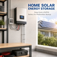 Baterai OEM 12V 20Ah LiFePO4 Deep Cycle 12.8V 256Wh 2000+ Siklus dengan BMS Terintegrasi untuk Penyimpanan Energi Surya, RV, Kelautan, Langsung dari Pabrik