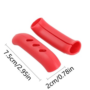 2 unidades de fundas de silicona para mangos de sartén, con aislamiento térmico y agarre asistido, accesorios de cocina - Product Image 5