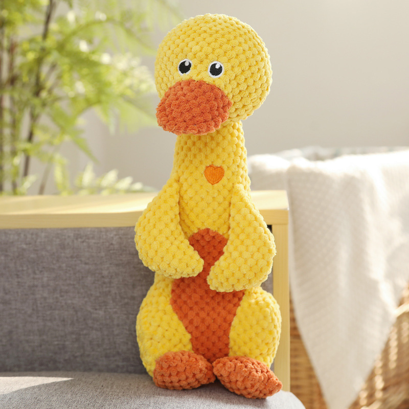 Canard jaune + jouet pour animal de compagnie bb squeaker