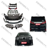 Modification automobile de haute qualité pour Alphard série 35 Facelift 2015-2022 Anh30 Kit carrosserie pare-chocs avant et arrière