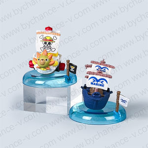 Modelo de Plástico de Barco Pirata de <span class=keywords><strong>Anime</strong></span> Japonés Icónico, Juguete Cápsula en Oferta para Máquinas Gashapon, Venta al por Mayor - Product Image 3