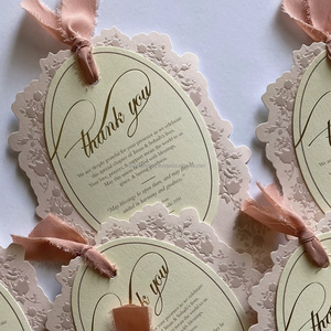 Vanilla <b>Printing</b> Custom Wedding Card Set Custom Logo RSVP Menu Paperboard <b>Printing</b> Promotional Gifts Thank You Cards Made China - Product Image 4