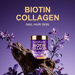 Suplemento de belleza vegana Premium, gomitas de colágeno de biotina sin azúcar, crecimiento del cabello para adultos, elasticidad de la piel, Fuerza de las uñas, 60 unidades, 2 - Product Image 4