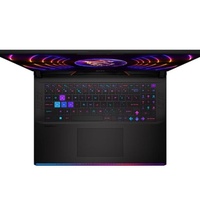 Laptop Gaming Intel GE78 I9-13980HX RTX 4080 17" 4:3 QHD+ 240Hz Keyboard Inggris DDR5-4800 Win11 SSD 2TB Adaptor 330W