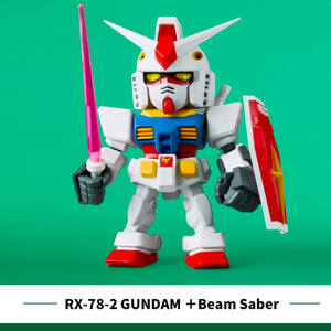 8 ชิ้น/ชุด QMSV มินิ กันดั้ม & กันดั้ม รุ่นที่ 2 ซีรีส์ กล่องสุ่ม ของตกแต่ง ของขวัญวันเกิด ของเล่น - Product Image 5