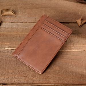 1145 hombres mujeres ultrafino PU tarjetero grabado láser dinero Clip billetera bolsillo para tarjetas <span class=keywords><strong>de</strong></span> <span class=keywords><strong>crédito</strong></span> bancarias Dropshipping disponible - Product Image 3