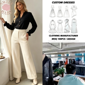 Chemisier élégant personnalisable pour femme à col en V et manches longues, avec faux boutons décoratifs, idéal pour le bureau, les rendez-vous et les occasions quotidiennes. - Product Image 1