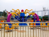 Balade de pieuvre géante Happy Land-Balade à sensations fortes dans un parc d'attractions extérieur