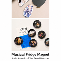 Magnet Kulkas Akrilik NFC Magnetik |   Ketuk Ponsel Anda untuk Memutar Musik Magnet AI Cerdas dengan Dukungan Kustomisasi
