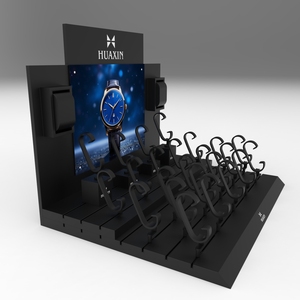 Tùy chỉnh đồng hồ đứng hiển thị bán buôn xem khay hiển thị gỗ - Product Image 4