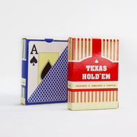 Vente directe d'usine 100% jeux de poker en plastique jeu étanche personnalisé durable lavable cartes à jouer