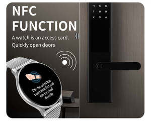 Nouvelle Arrivée 2025 Montre AMOLED 1,32 Pouces pour Femmes CO-FIT Fréquence Cardiaque Oxygène Sanguin Prise en Charge NFC CY29 Montre de Luxe pour Dames - Product Image 6