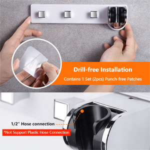 Porta doccia bagno senza punzone con <span class=keywords><strong>gancio</strong></span> <span class=keywords><strong>per</strong></span> doccia supporto multifunzione staffa a parete con <span class=keywords><strong>gancio</strong></span> senza accessori di perforazione - Product Image 6